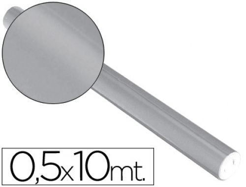 Papel metalizado sadipal 50 cm x 10 mt. 65 grs/m2 prateado , Sadipal , 5660 , 8427973127060